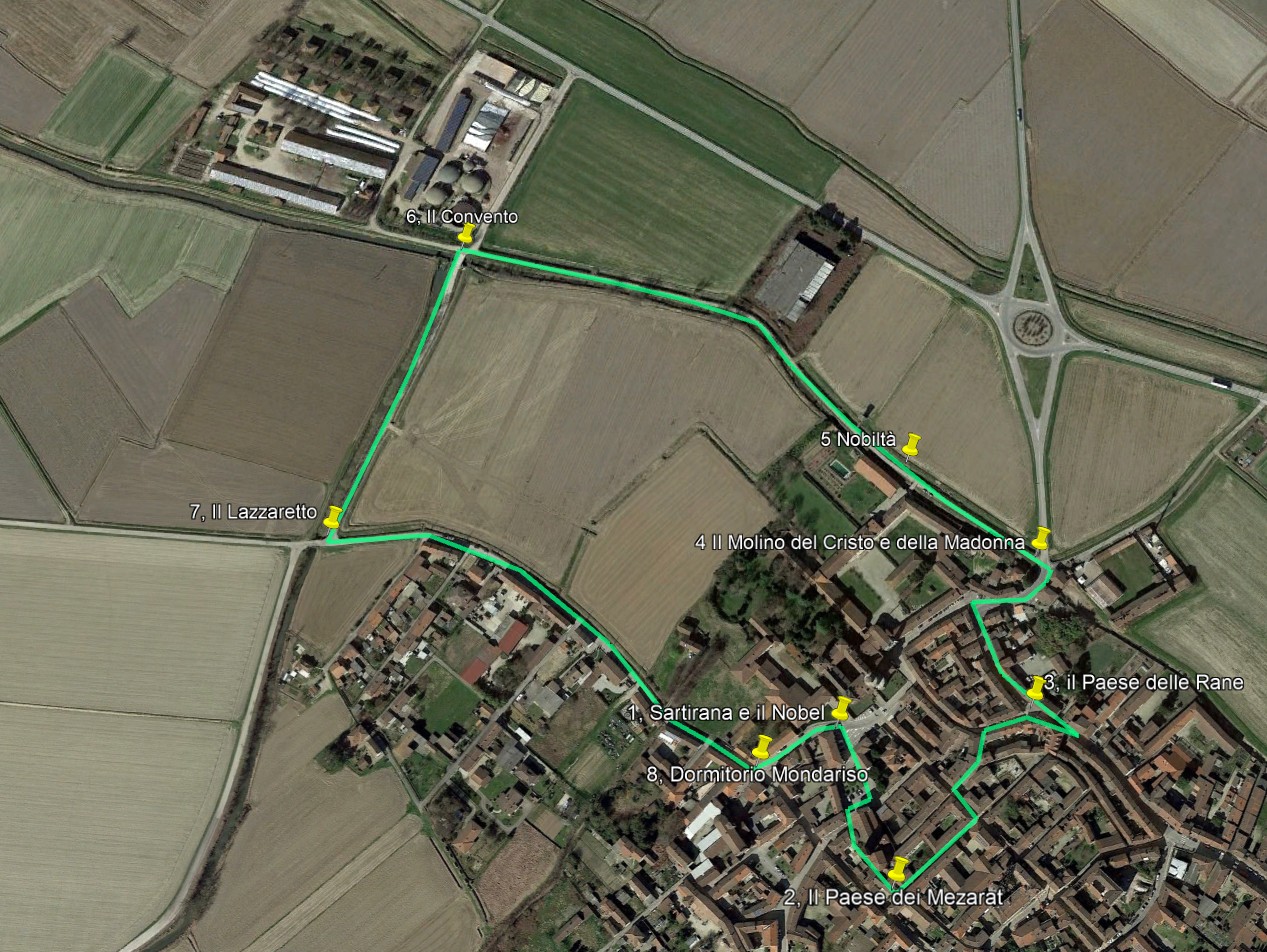 Tappe del percorso